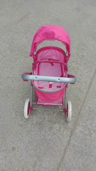 Carrito de juguete rosa