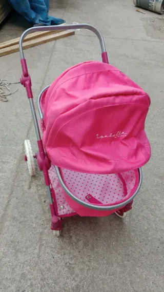 Carrito de juguete rosa