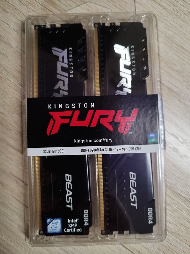 Kingston Fury DDR4 32GB (2x16GB) 3200MHz