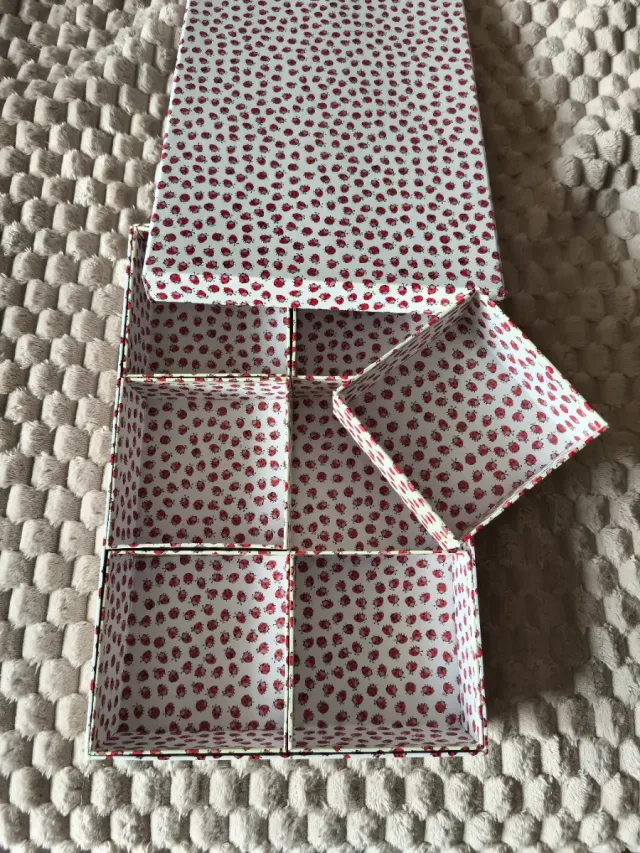 Caja Organizadora Cartón Estampado