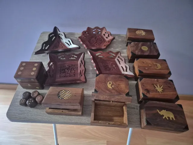 Cajitas Madera y Latón Pequeñas y más. Ver fotos