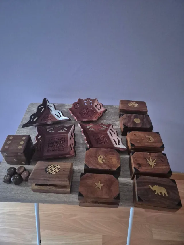 Cajitas Madera y Latón Pequeñas y más. Ver fotos