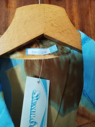 Blusón estampado playero