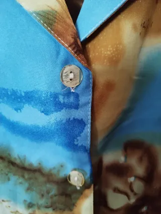 Blusón estampado playero