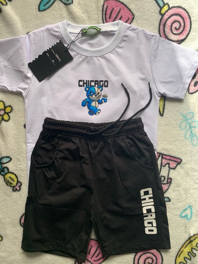 Conjunto niño talla 8 Chicago NUEVO