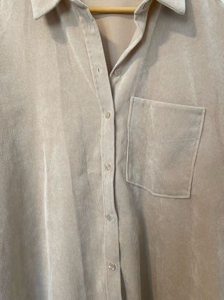 Sobrecamisa Zara Beige