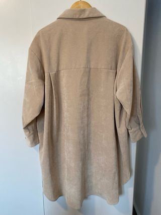 Sobrecamisa Zara Beige