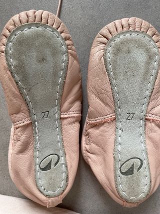 Zapatillas de ballet rosas talla 27