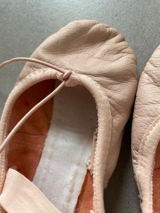 Zapatillas de ballet rosas talla 27