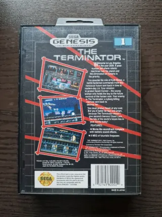 The Terminator Mega Drive Genesis USA completo