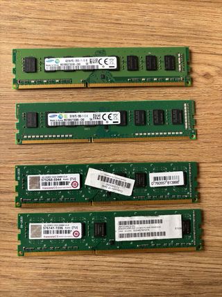 Memoria RAM PC DDR4 y DDR3 Crucial Kingston