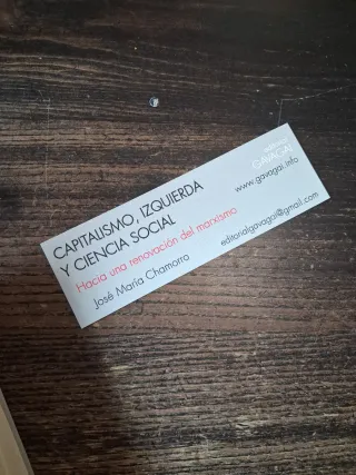 Capitalismo, izquierda y ciencia social