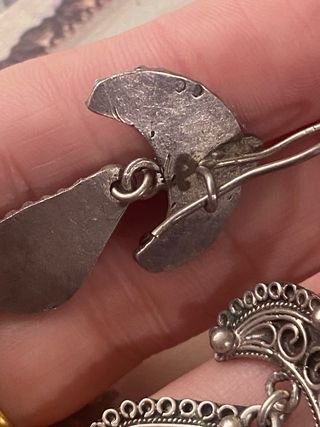 Pendientes Plata con Coral