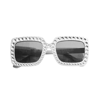 Sombrero Vaquera Blanco, Bandana y Gafas | Western