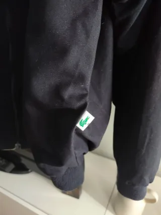 Cazadora Lacoste Reversible Azul y Beig