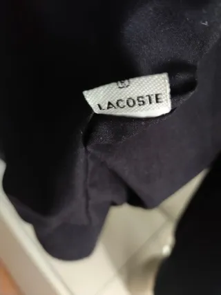 Cazadora Lacoste Reversible Azul y Beig