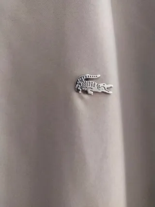 Cazadora Lacoste Reversible Azul y Beig