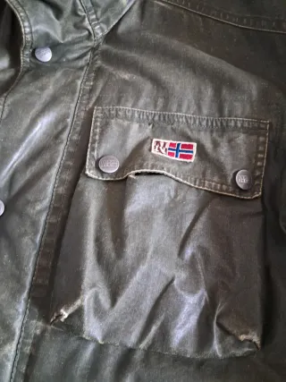 Parka Napapijri incerata verde