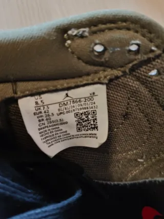 Air Jordan 1 x Travis Scott Medium Olive