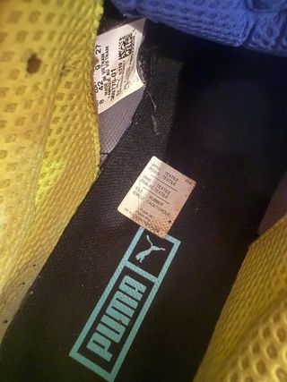 Zapatillas Puma Talla 42 Azul/Gris