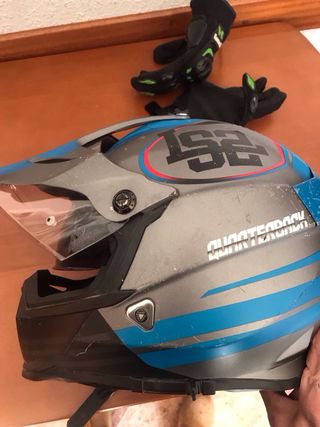 Casco Moto Trail LS2 Talla L