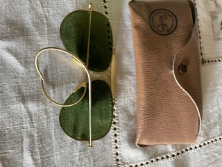 Occhiali Ray-Ban Vintage Oro Lenti Verdi