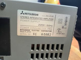 Amplificador Mitsubishi DA-U530 Plata