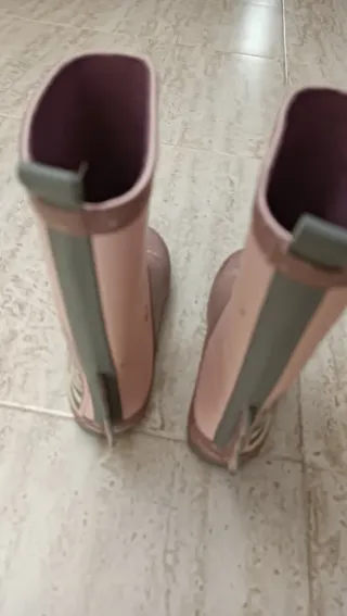 Botas de agua rosas Zebra's Power