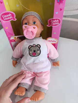 Muñeca Bayer Kiss Baby con accesorios