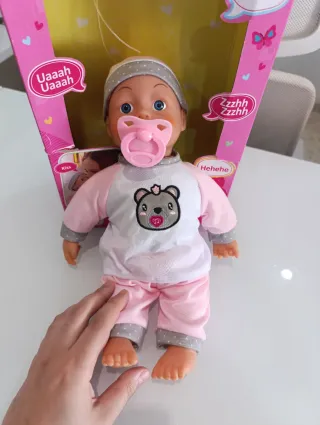 Muñeca Bayer Kiss Baby con accesorios