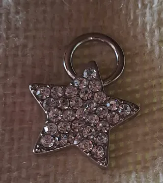 Ciondoli a stella con strass