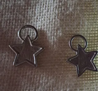 Ciondoli a stella con strass