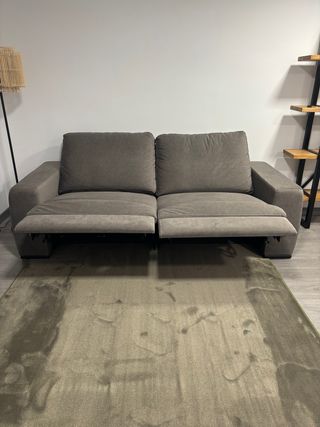 Sofá eléctrico 2 plazas gris