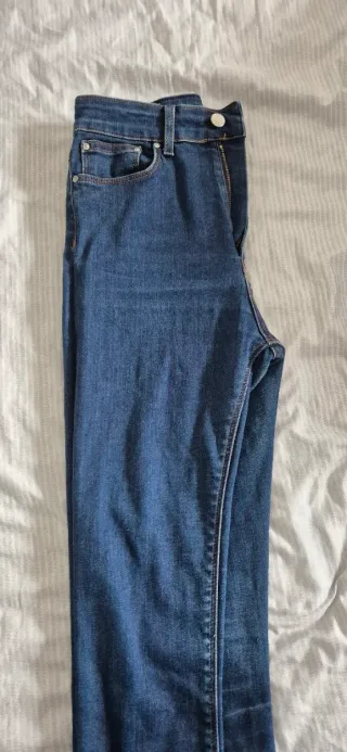 Pantalón Zara Mujer Talla 38/M Azul