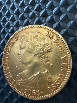 10 Escudos Isabel II - Moneda de Oro