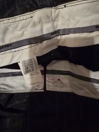 Pantaloni corti neri a righe Osophy TG 42