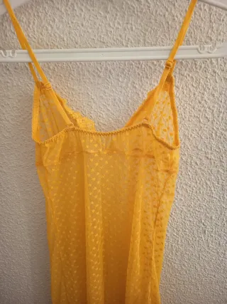 Camisón Blanco amarillo