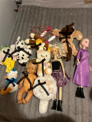 Regalo Lote de peluches y muñecas