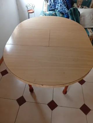 Mesa camilla redonda extensible