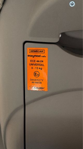 Silla coche bebé Grupo 0