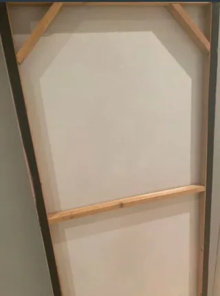 Cuadro abstracto motivos florales comedor,recibido