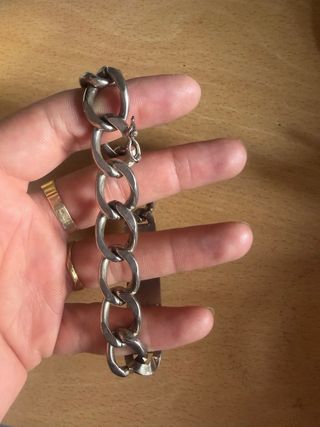 Pulsera de plata para caballero