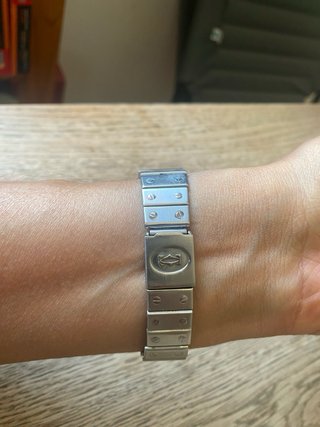 Reloj Cartier Santos 2960 Plateado y Blanco
