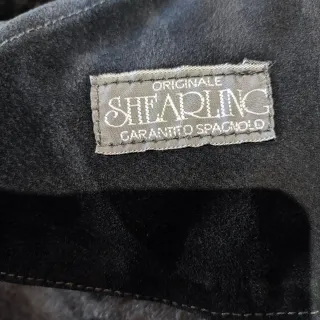 Chaquetón piel verde oscuro