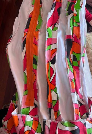 Vestido Flamenca Multicolor Volantes