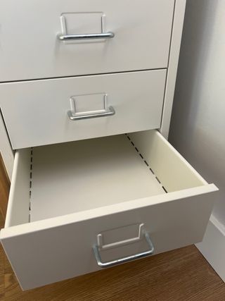 Cajonera Ikea Helmer Blanca Metal