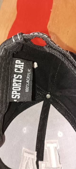 Gorra LA Los Angeles Negra Ajustable