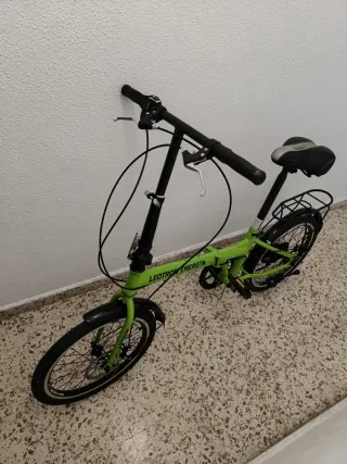 Bicicleta Plegable Leotron Energya Verde
