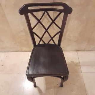 6 Sillas Estilo Vienes Madera Oscura