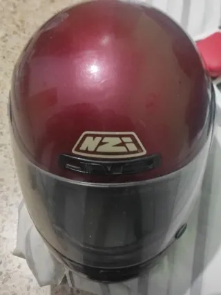 Casco Moto NZI Talla S Rojo